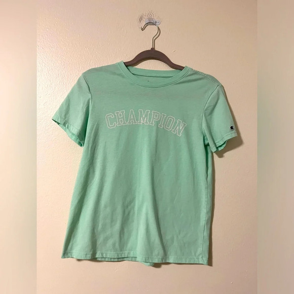 Champion woman’s size XS teal/tiffany blue tee. Like new athleisure school - Picture 1 of 5